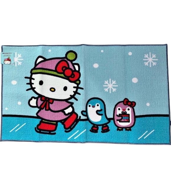 ❄️ Sanrio Hello Kitty Holiday Accent Rug - Picture 1 of 2